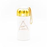 Seramik Yazılı Üçgen Gold Kapaklı Termos Bardak